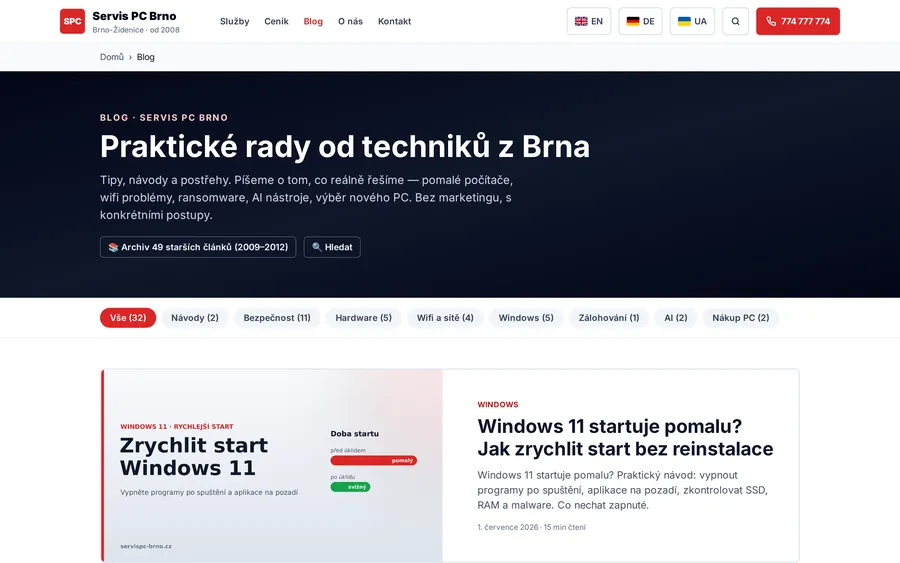 Ilustrace k článku Proč z webu nechodí poptávky, i když máte návštěvnost